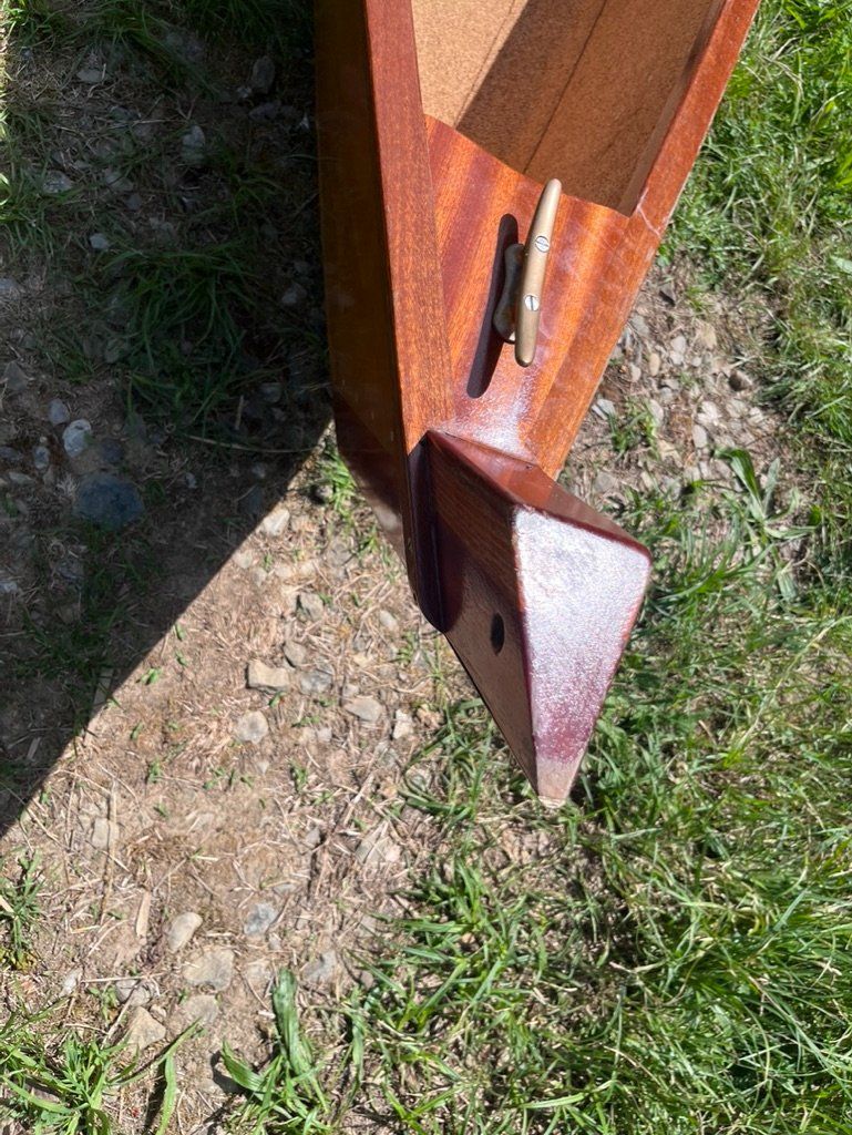 Selbstbau Barche: Kajak Boot Holz mit Paddel – Usato da Biberstein venduto da Ramathur 4