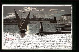Litho Genève, Genève au Clair de Lune