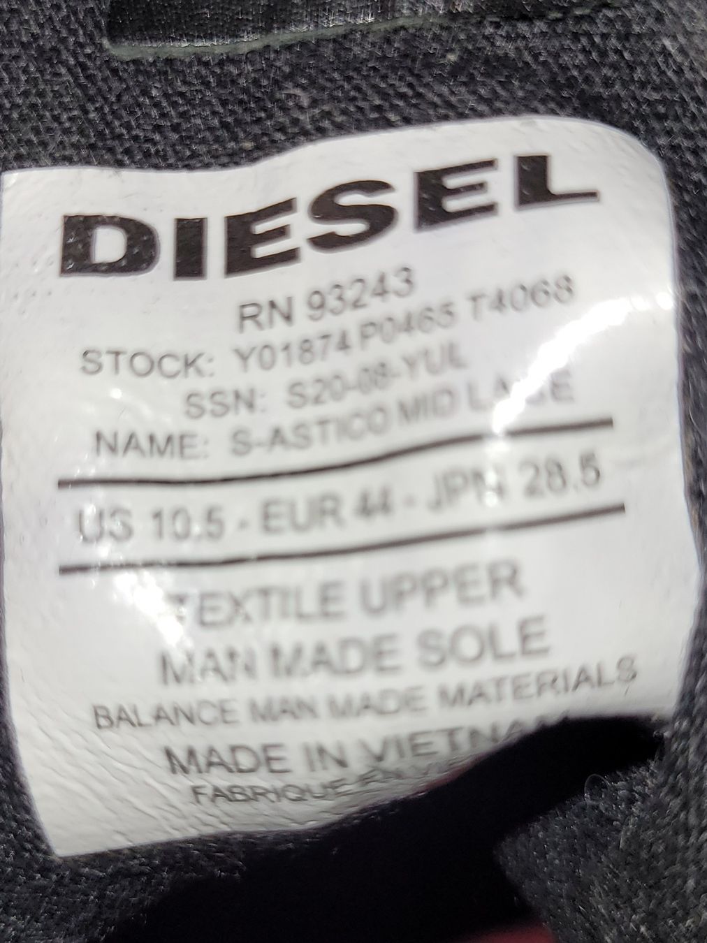 Diesel Chaussures hommes: Diesel Schuhe Grösse 44 rot  – Neuf (Voir description) à Solothurn par tingel_t 6