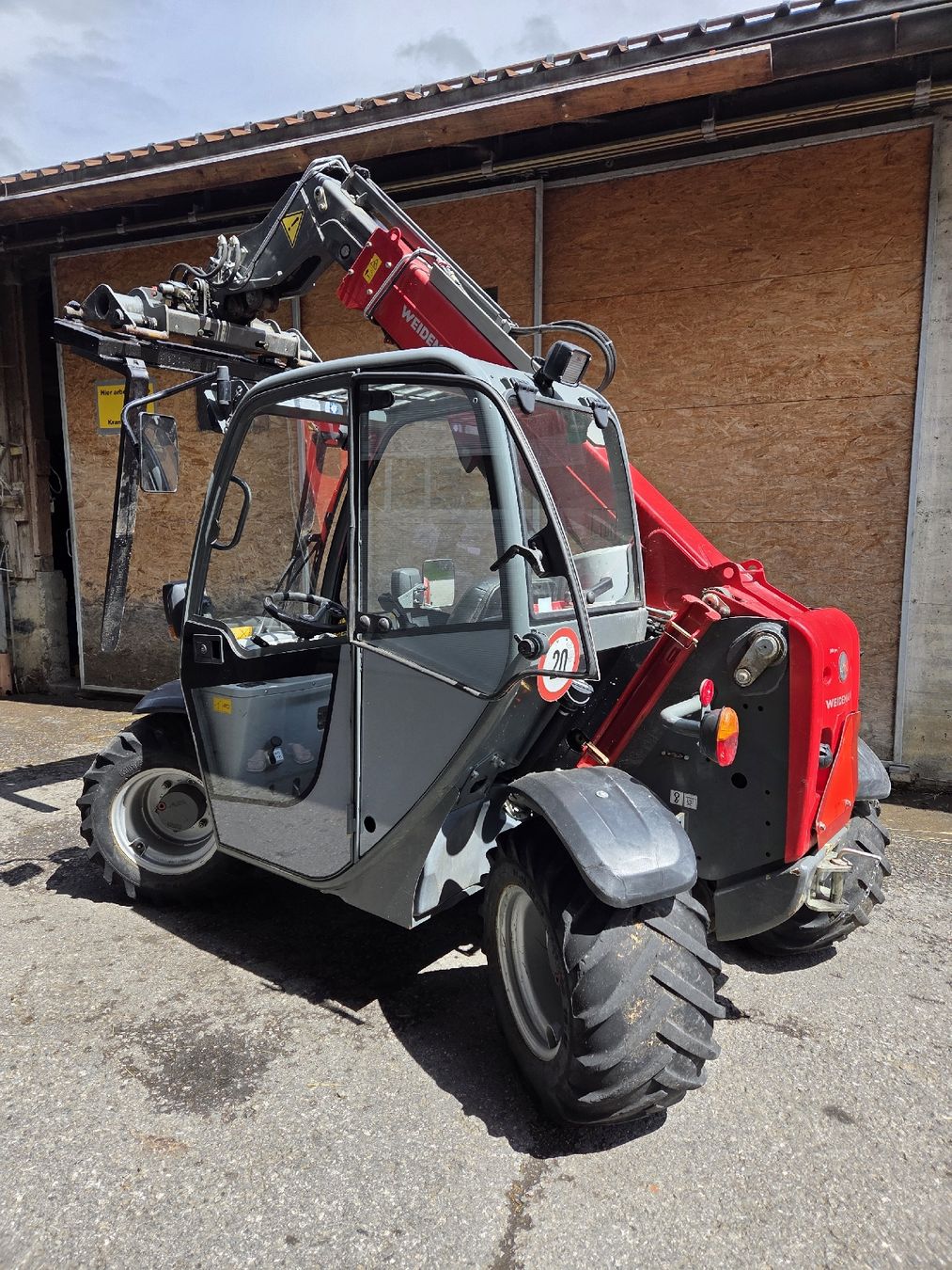 Weidemann Chargeur de ferme: Telskoplader Weidemann 4512 – D'occasion à Unteriberg par Prinz011 2