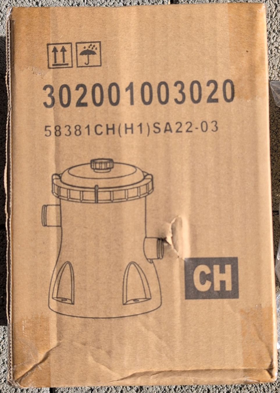 Bestway Accessori per Piscine: Poolfilter Pumpe, ungebraucht, inkl Schläuche und Adapter – Nuovo e nell'imballaggio originale da Meikirch venduto da Dave2003