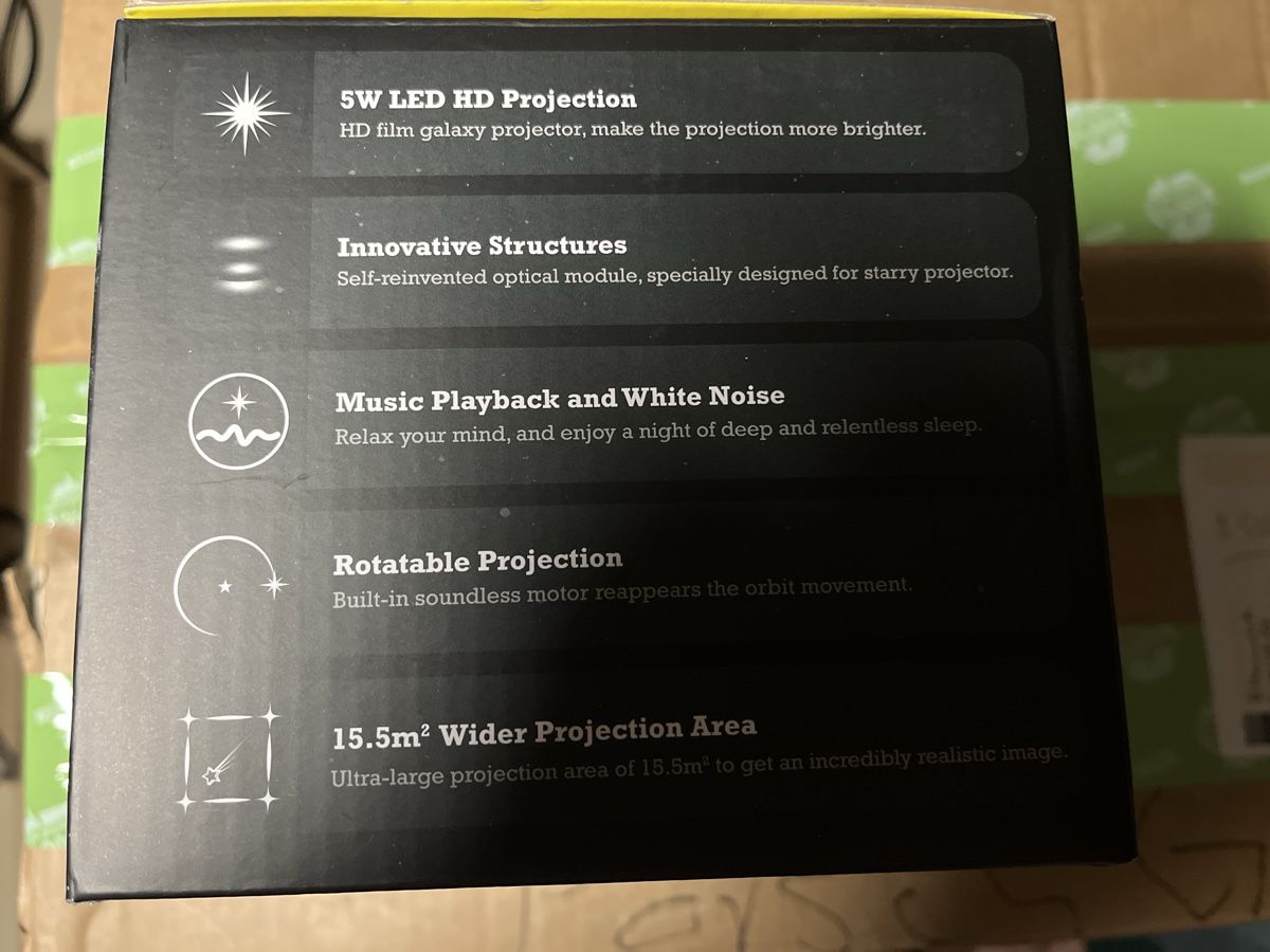 Videoprojektoren: Galaxy Projector Pro mit Musik  neu – Neu und originalverpackt aus Emmenbrücke von evo34 3