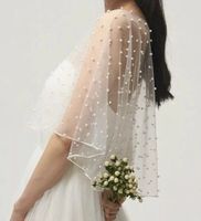 Braut Cape/ Bolero mit Perlen Hochzeit