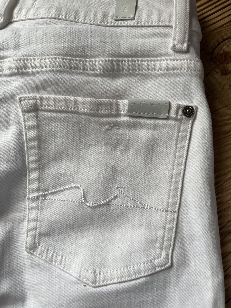 Mankind Jeans: 7 for all mankind white 5 pocket jeans – Usato da Rüschlikon venduto da ant_5v7g 3