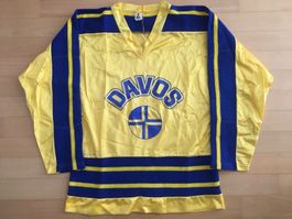 ORIGINAL HC DAVOS TRIKOT AUS DEN 70/80ER JAHREN MAILLOT XS
