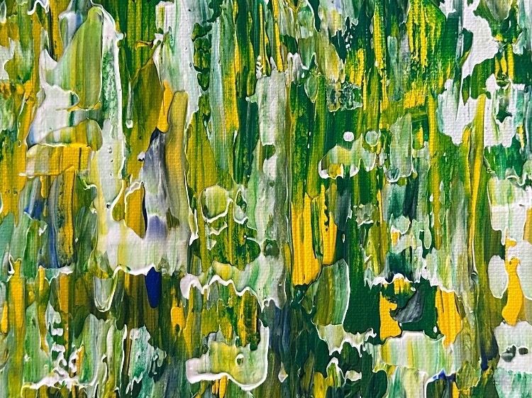 Dipinti: Acrylbild 40x40 cm abstrakt – Usato da Wettswil venduto da haddy91 7