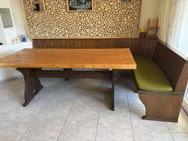 Holztisch Eckbank