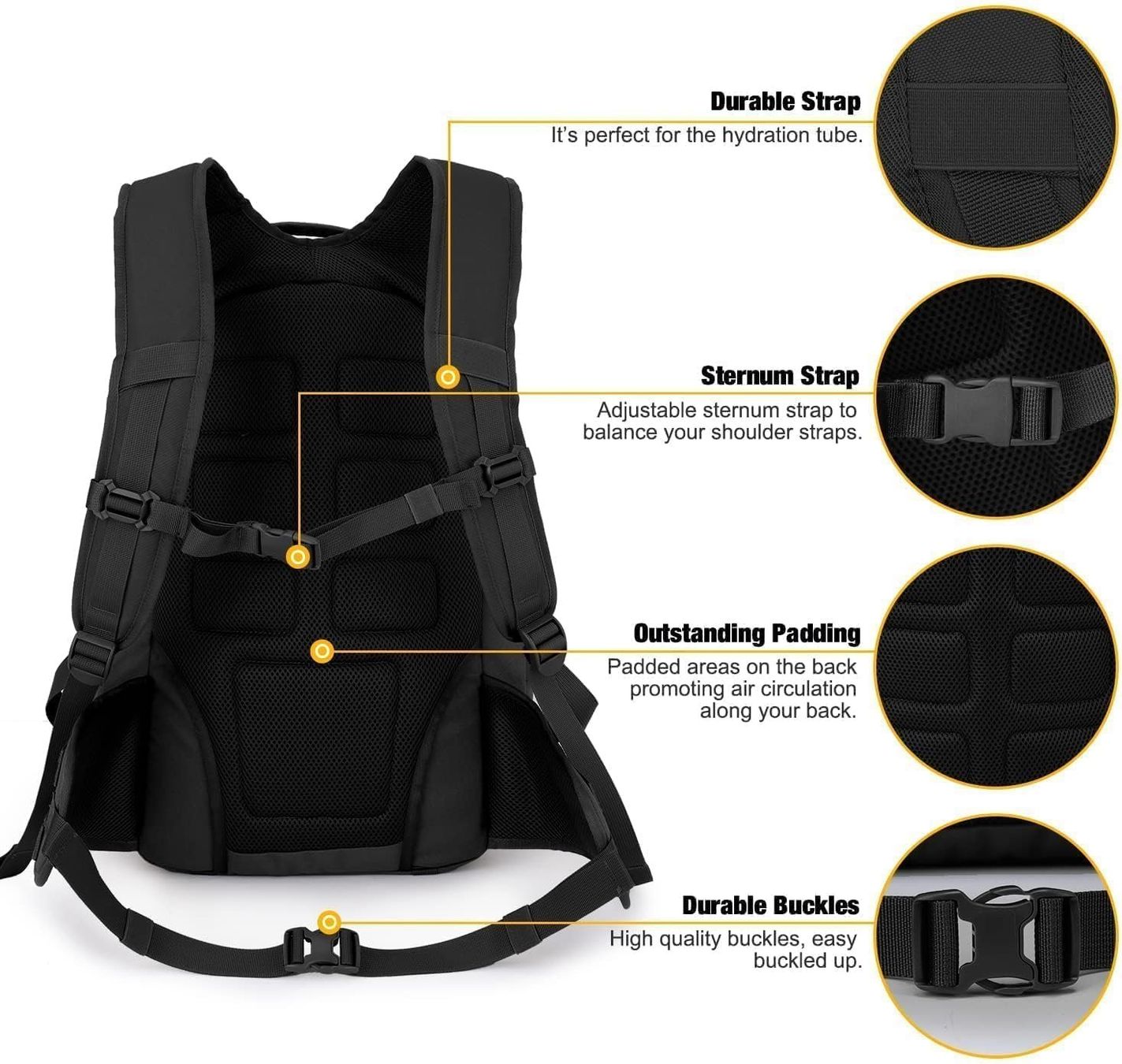 Zaini: 45L Outdoor Rucksack Trekkingrucksäcke – Nuovo e nell'imballaggio originale da Geneve venduto da Titi2008 3
