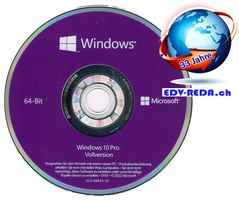 WINDOWS 10 PRO OEM 64 BIT DVD inkl. Lizenz Sprache deutsch