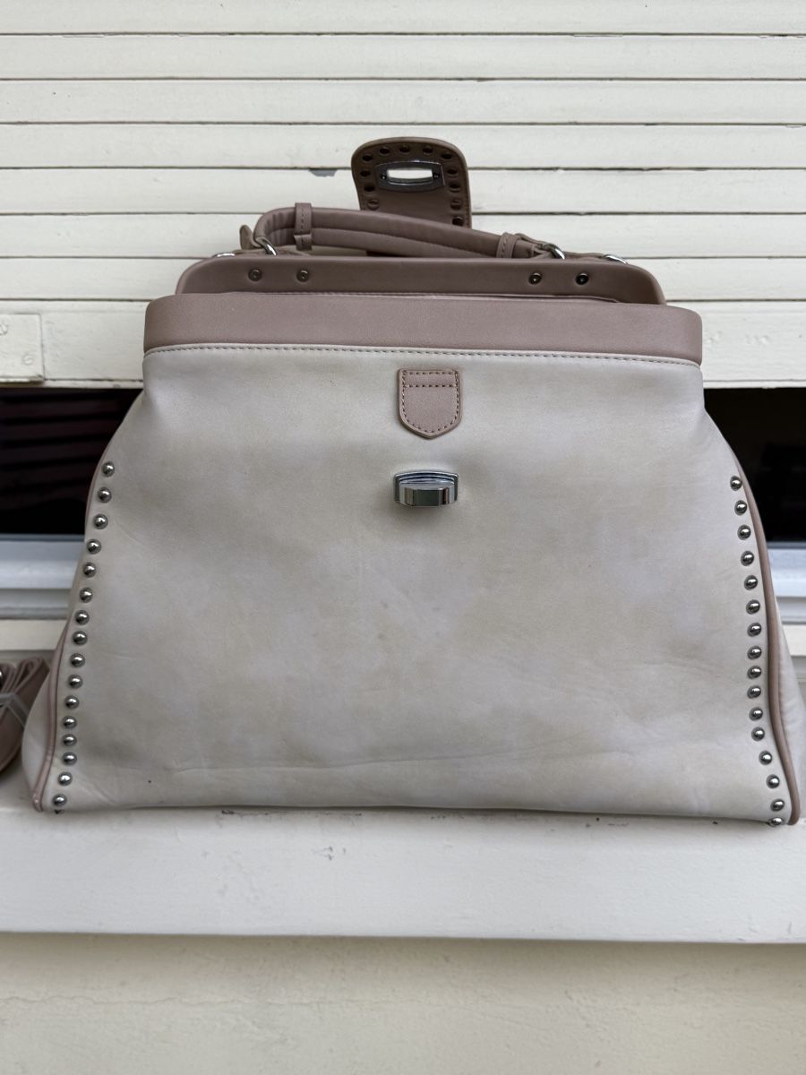 Borse da donna: Handtasche in Beige-Rosatönen – Usato da Basel venduto da zukk_