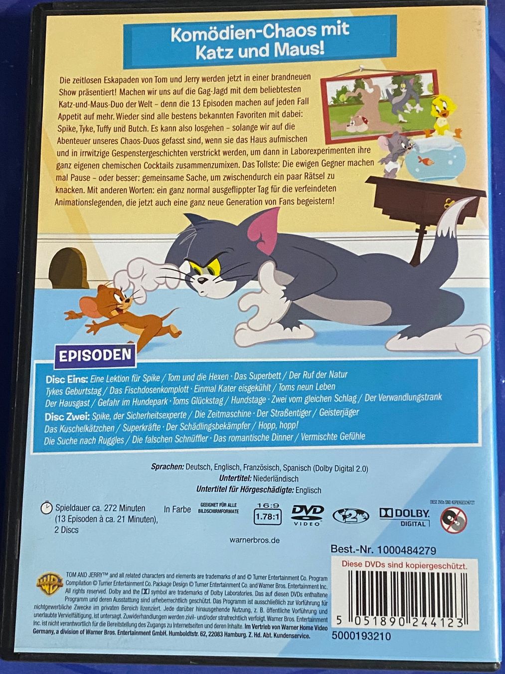 Tutti i DVDs: Tom und Jerry – Usato da Muri b. Bern venduto da AdidasCollector 1