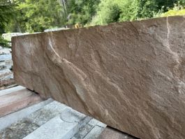 Stellriemen / Stellplatten aus Naturstein