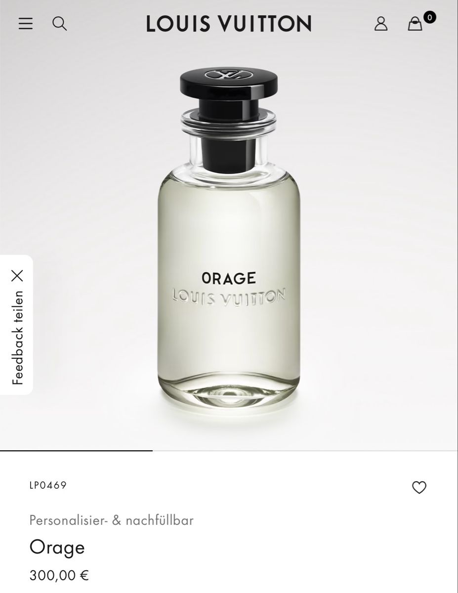 Louis Vuitton Parfum & Eau de Toilette: Orage Louis Vuitton 15ml decant – Neu (gemäss Beschreibung) aus Basel von zur_7jmw 1