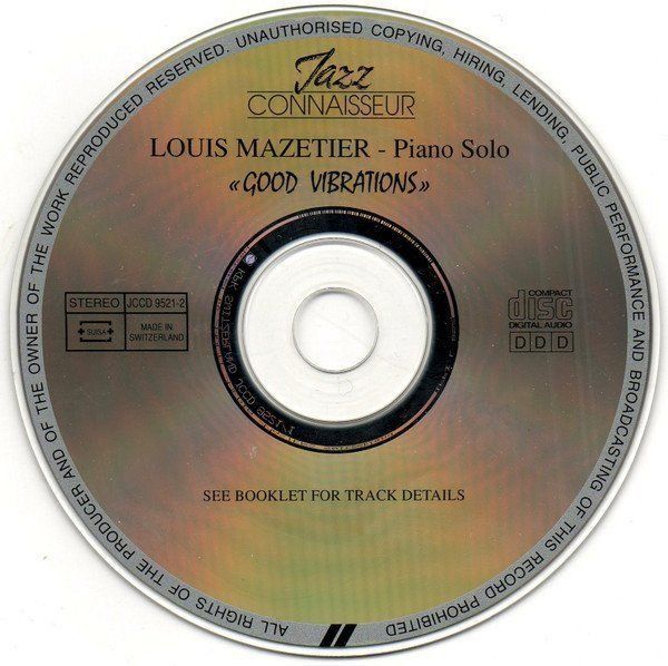 CD: Louis Mazetier - Good Vibrations - include "Sweet Lorraine" – Usato da Unterbäch venduto da jaqila 2