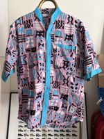 Chemise Homme Vintage, Imprimé Graphique 90, Size L