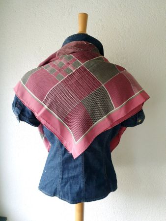 SEIDENTUCH TUCH SEIDE SILK HANDMADE rosa LIEBLINGSSTÜCK