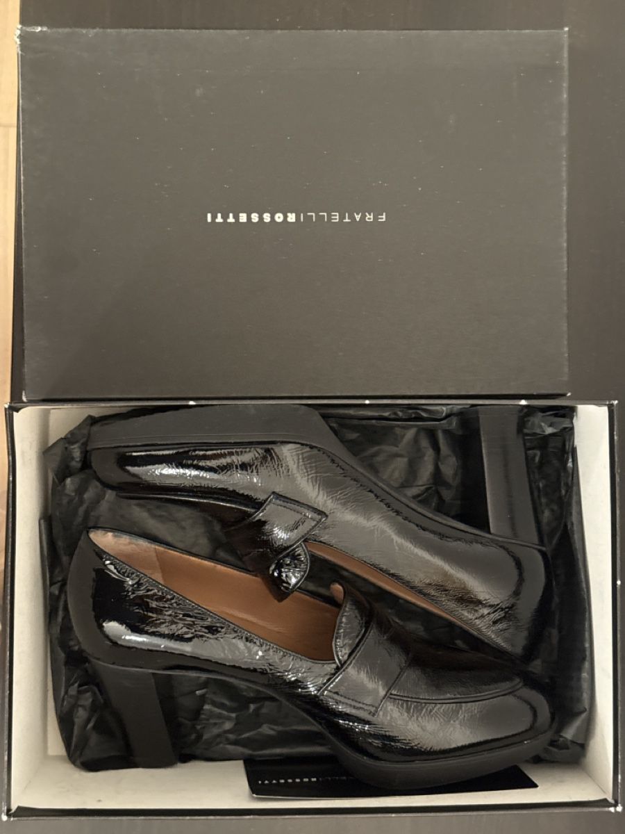 Fratelli Rossetti Scarpe da donna: Fratelli Rossetti Black Leather Heels - Size 39.5 – Nuovo (secondo la descrizione) da Geneve venduto da fed_grg5 2
