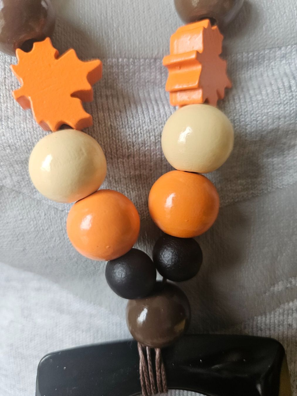Catenine: collier porte lunettes perles bois – Nuovo e nell'imballaggio originale da Thônex venduto da lacomtessedesfees 5