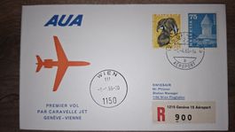 Aua Geneve - Wien 01.04.1966