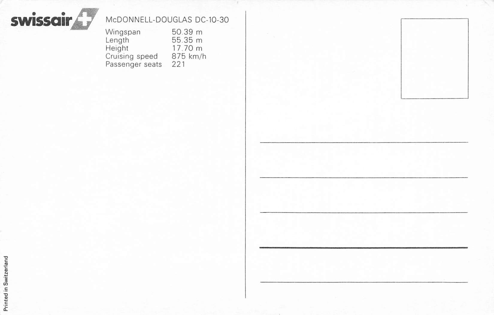 Cartoline postali: Swissair – Usato da Biasca venduto da Blenio71 1