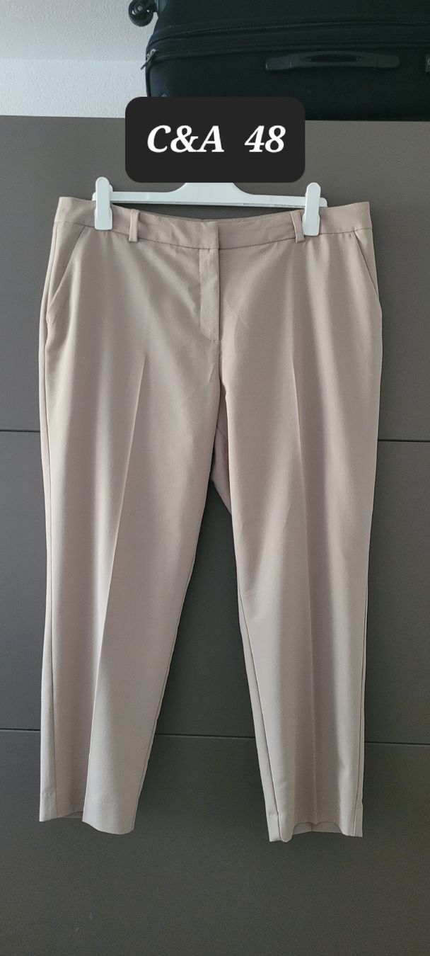 C&A Pantalons: Pantalon femme 100% LIN /taille 48 beige – D'occasion à Vevey par x_y_f 7