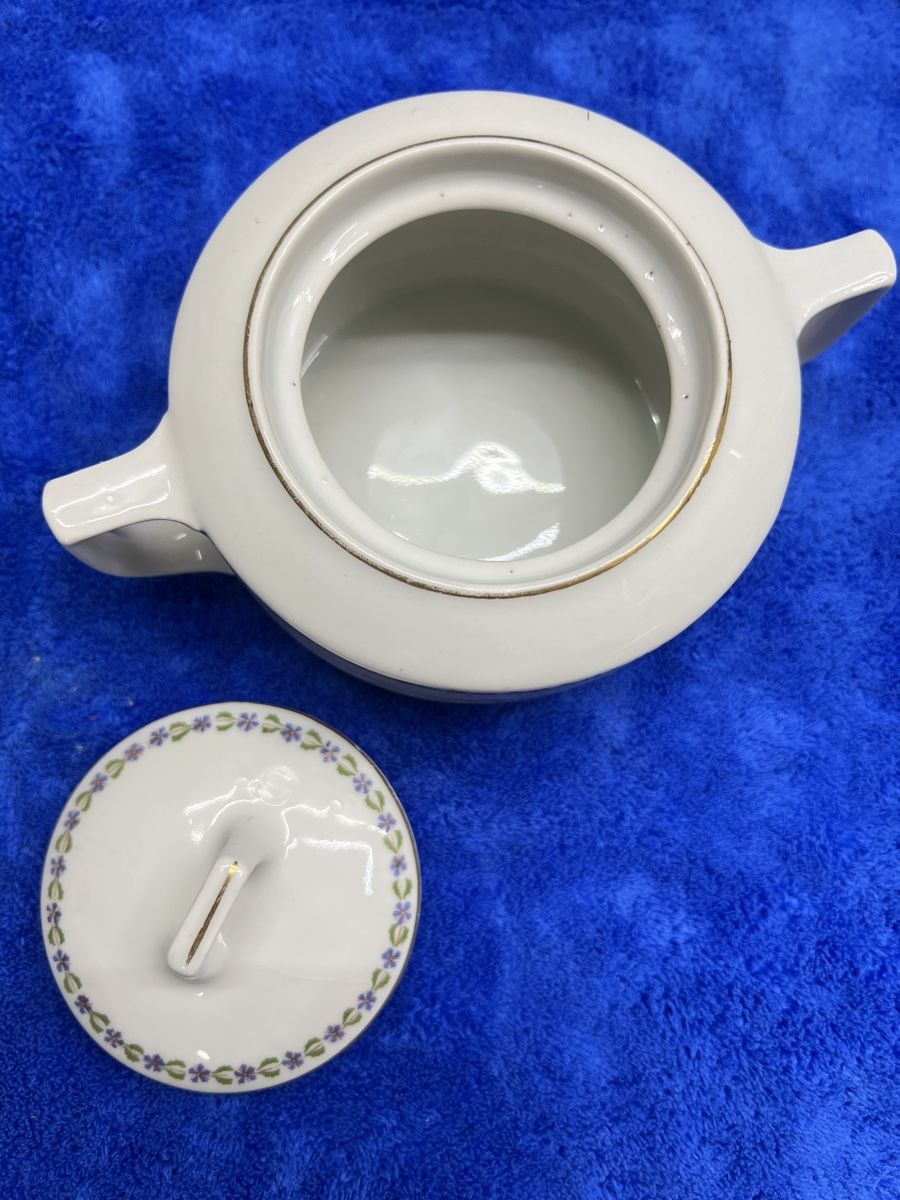 Zuccheriere: Vintage Zuckerdose mit Deckel, Blumendesign, Langenthal – Usato da Rotkreuz venduto da Migu2012 2
