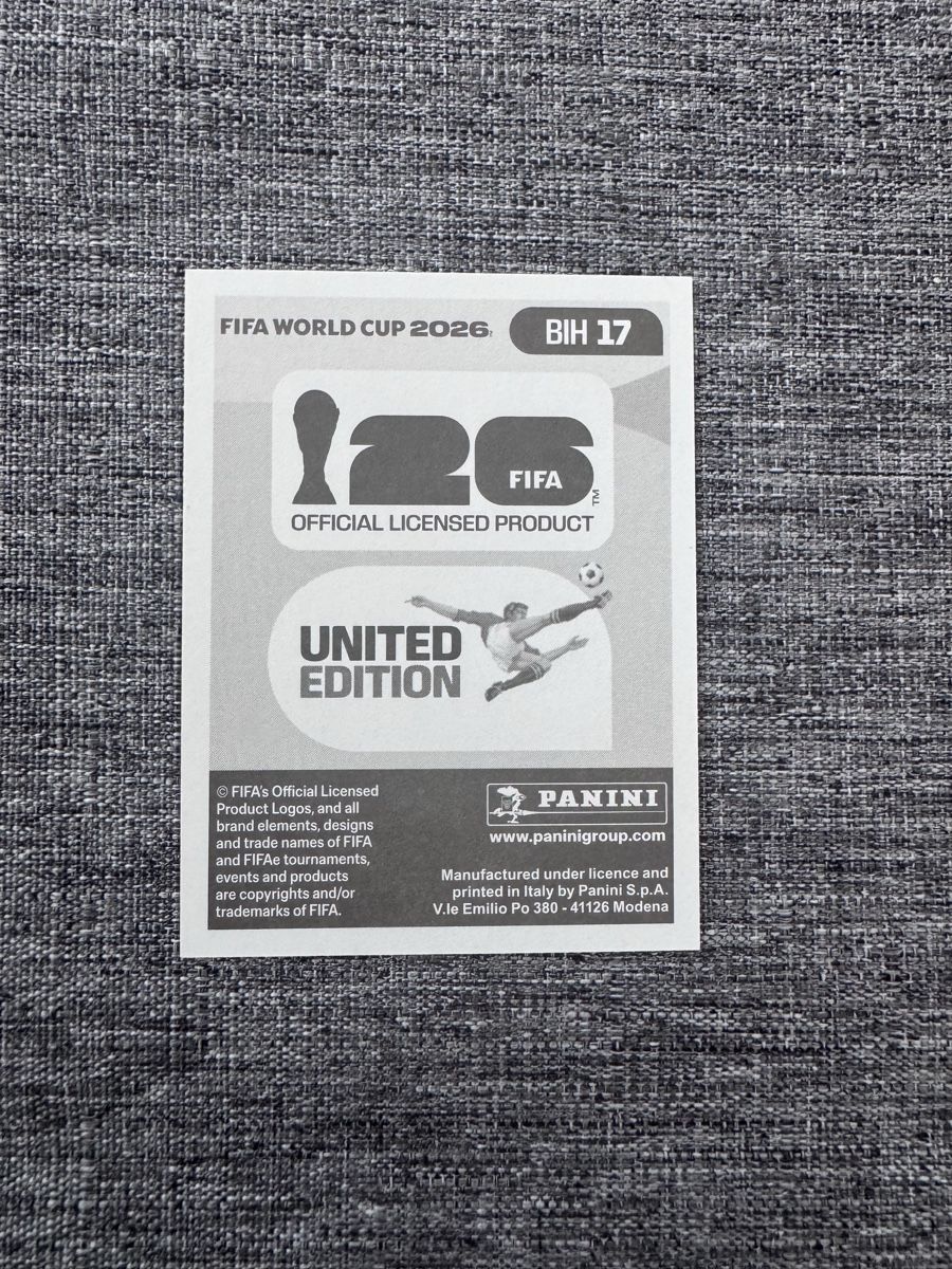 Panini Carte collezionabili: Panini WM 2026 - BIH 17 – Nuovo e nell'imballaggio originale da Fribourg venduto da wor_lp9t 1