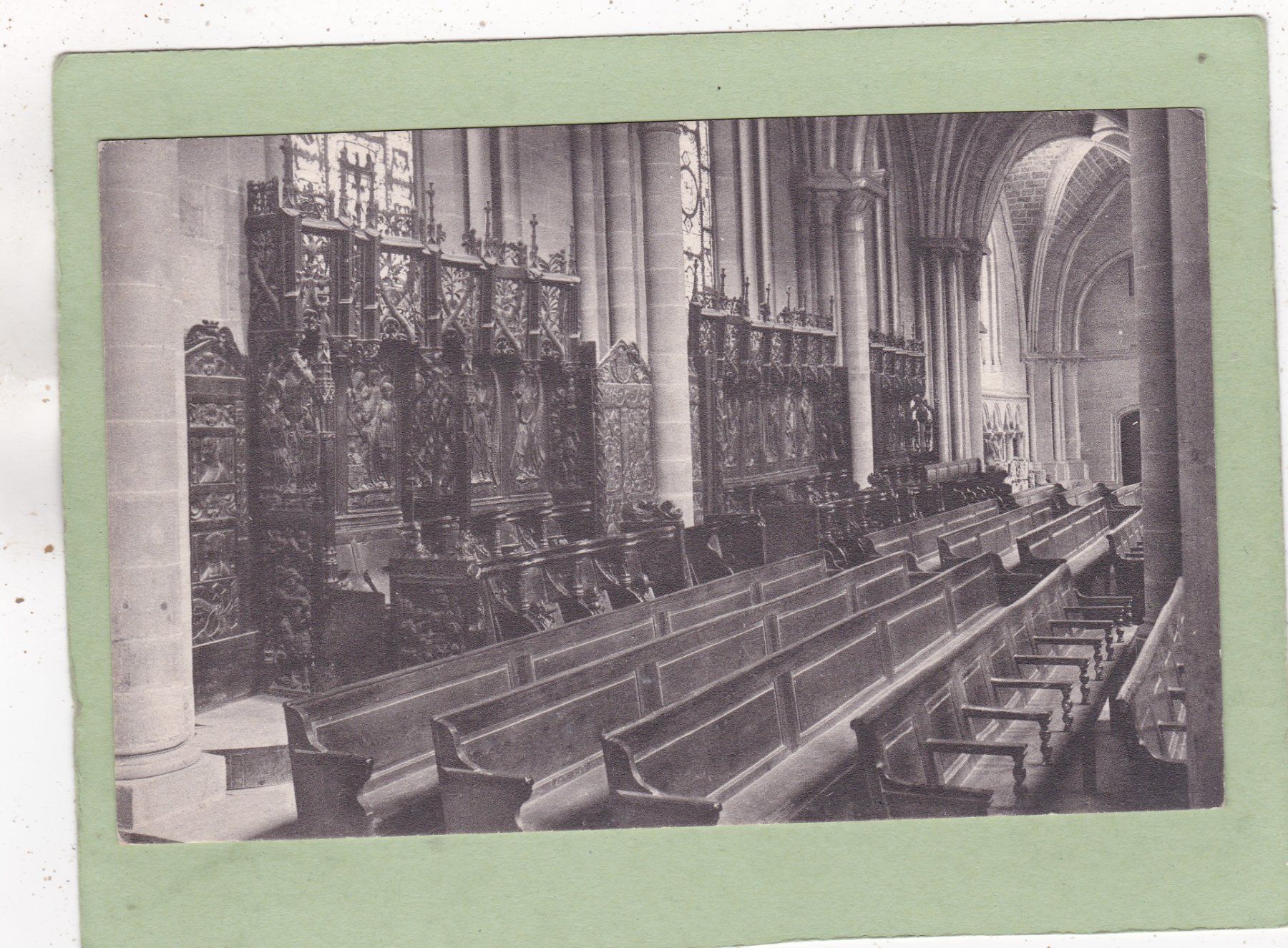 Cartoline postali: Cathédrale de Lausanne Les Stalles – Usato da Herisau venduto da Lisegrat2008