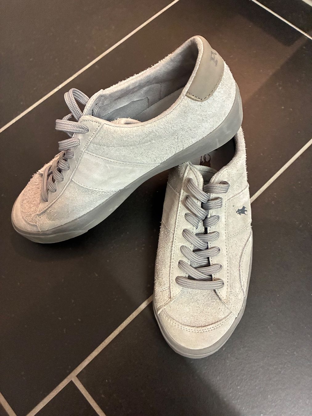 Marc O'Polo Herrenschuhe: Sneaker Polo Ralph Lauren grau Leder Grösse 41 – Gebraucht aus Sennhof von PaolaG01