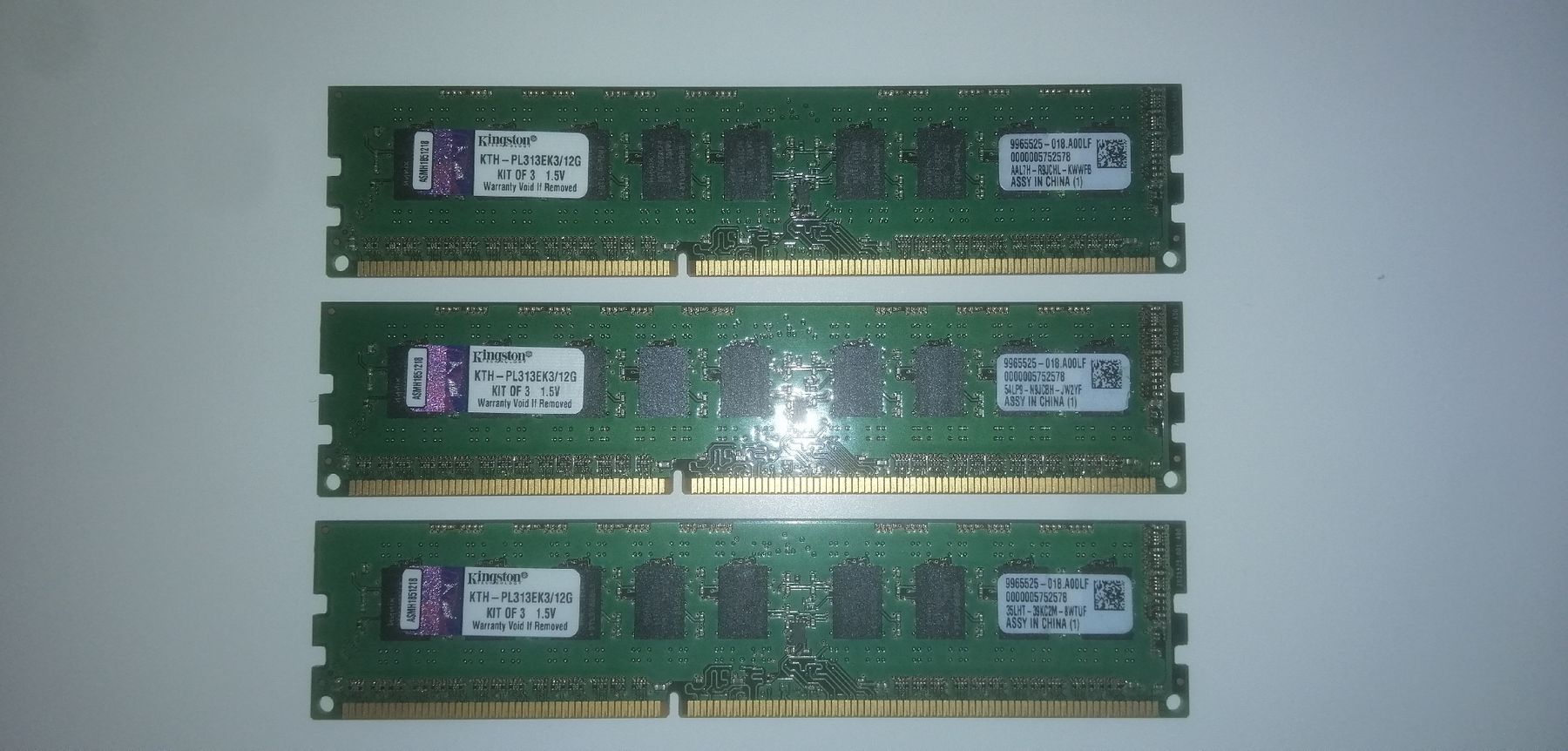 Kingston Memoria / RAM: 3x Kingston RAM – Usato da St Gallen venduto da FMAccess