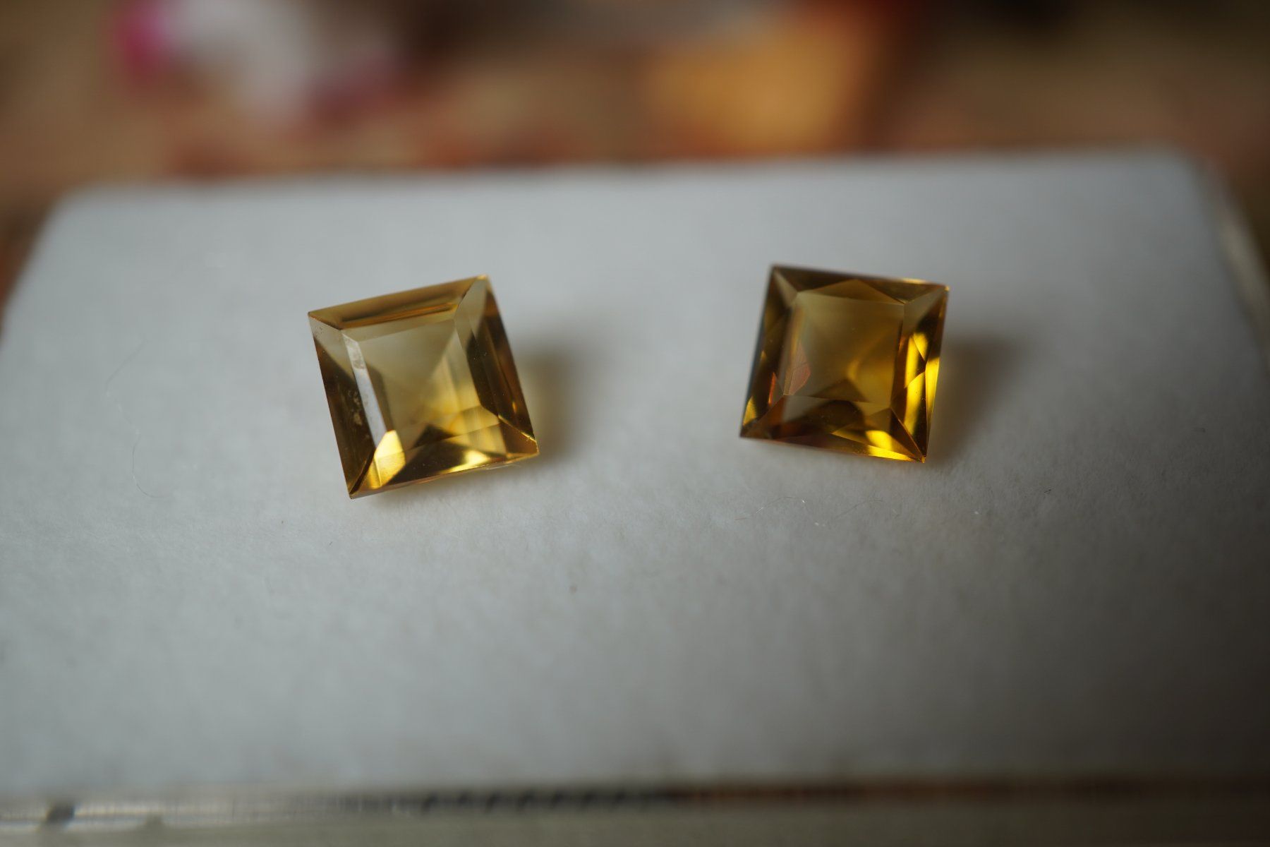 Pietre preziose: Citrin  Brasilien  2 Stück   3.19ct – Nuovo e nell'imballaggio originale da Eschenbach SG venduto da topstone 7