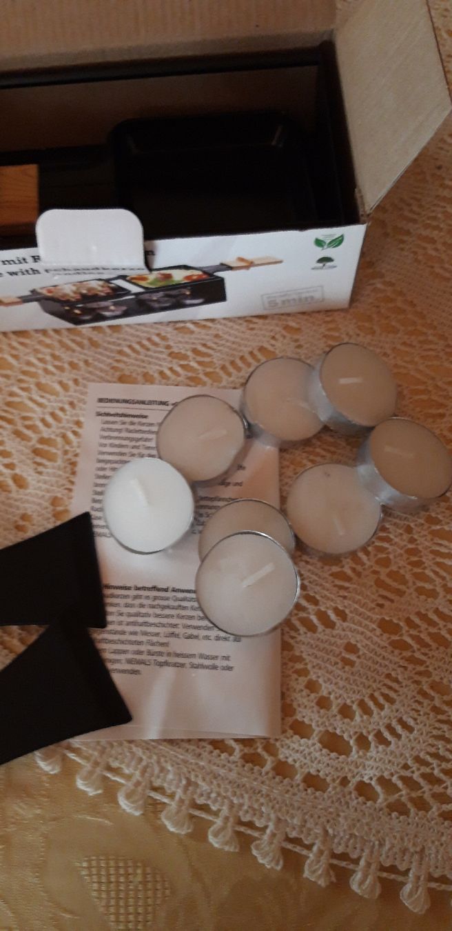 Küchengeräte: Raclette-Öfeli mit Rechaudkerzen. NEU – Neu und originalverpackt aus Neuenhof von elRey123 5