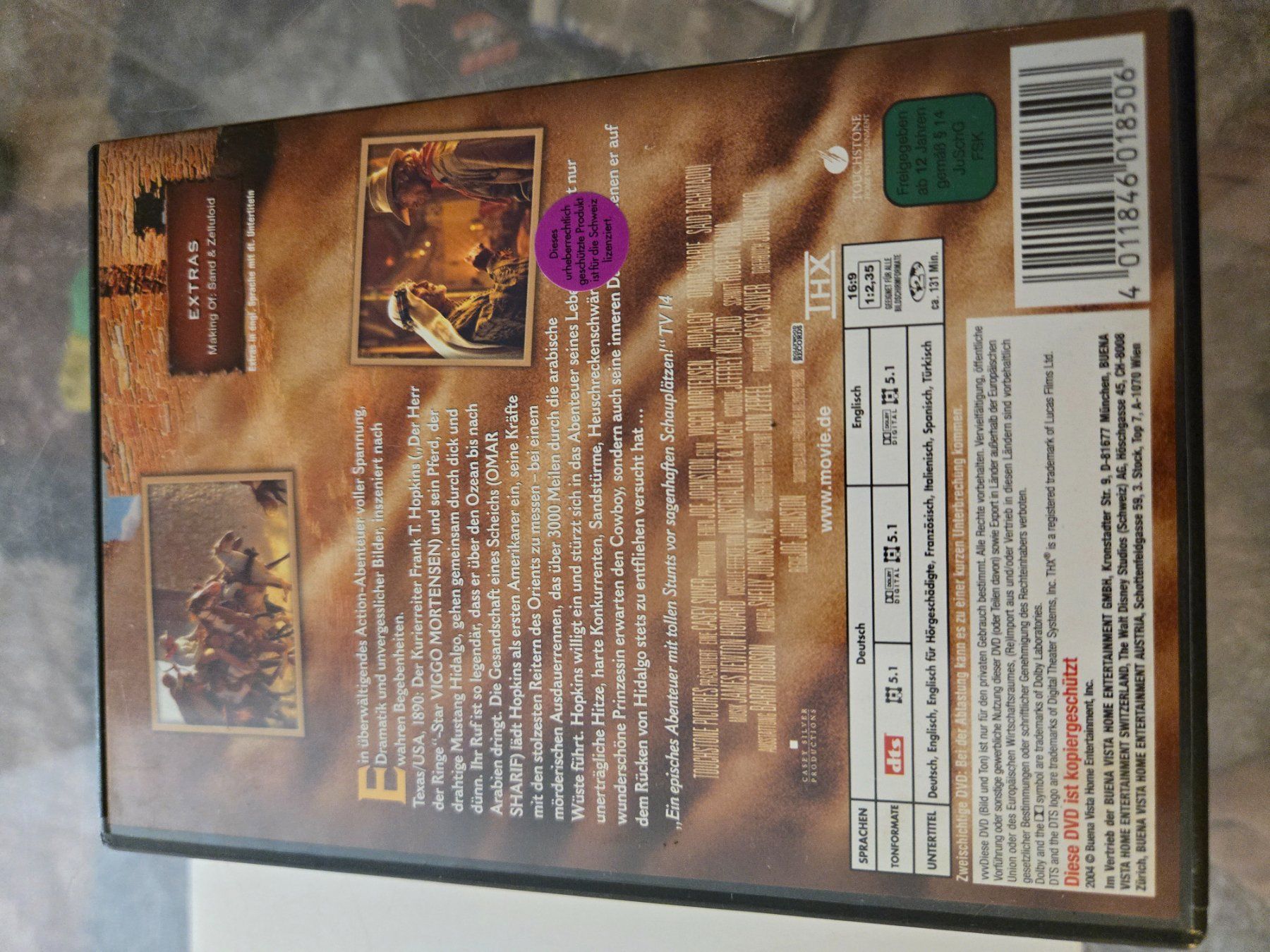 Tutti i DVDs: Hidalgo DVD – Usato da Bussigny venduto da Kfdlt 1
