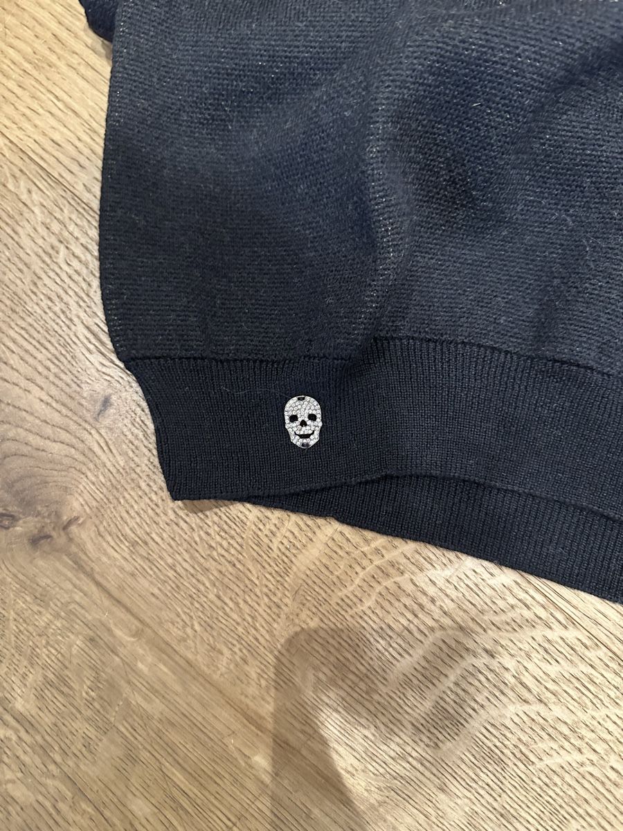Philipp Plein Maglioni & Felpe: Philipp Plein Pullover Merino Wolle schwarz neuwertig – Nuovo (secondo la descrizione) da Hergiswil NW venduto da SilSa 2