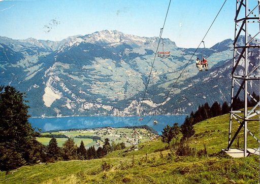 Ansichtskarten: FILZBACH-HABERGSCHWEND Sesselbahn – Gebraucht aus Jona von philajona