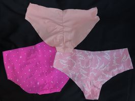 lot de 3 culottes Victoria Secret roses