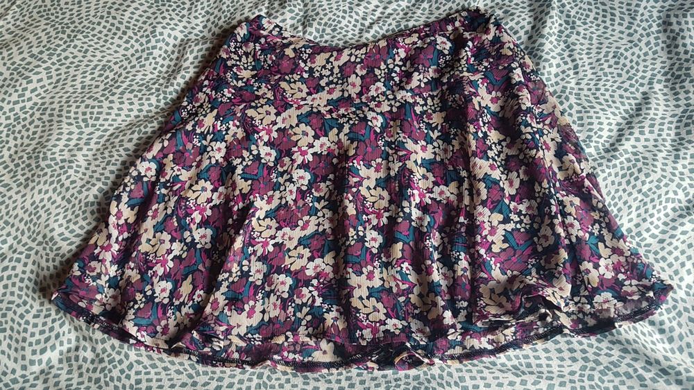 Jupon Vintage Dentelle, Taille élastique 34/36/38, Longueur 42 Cm, Crème