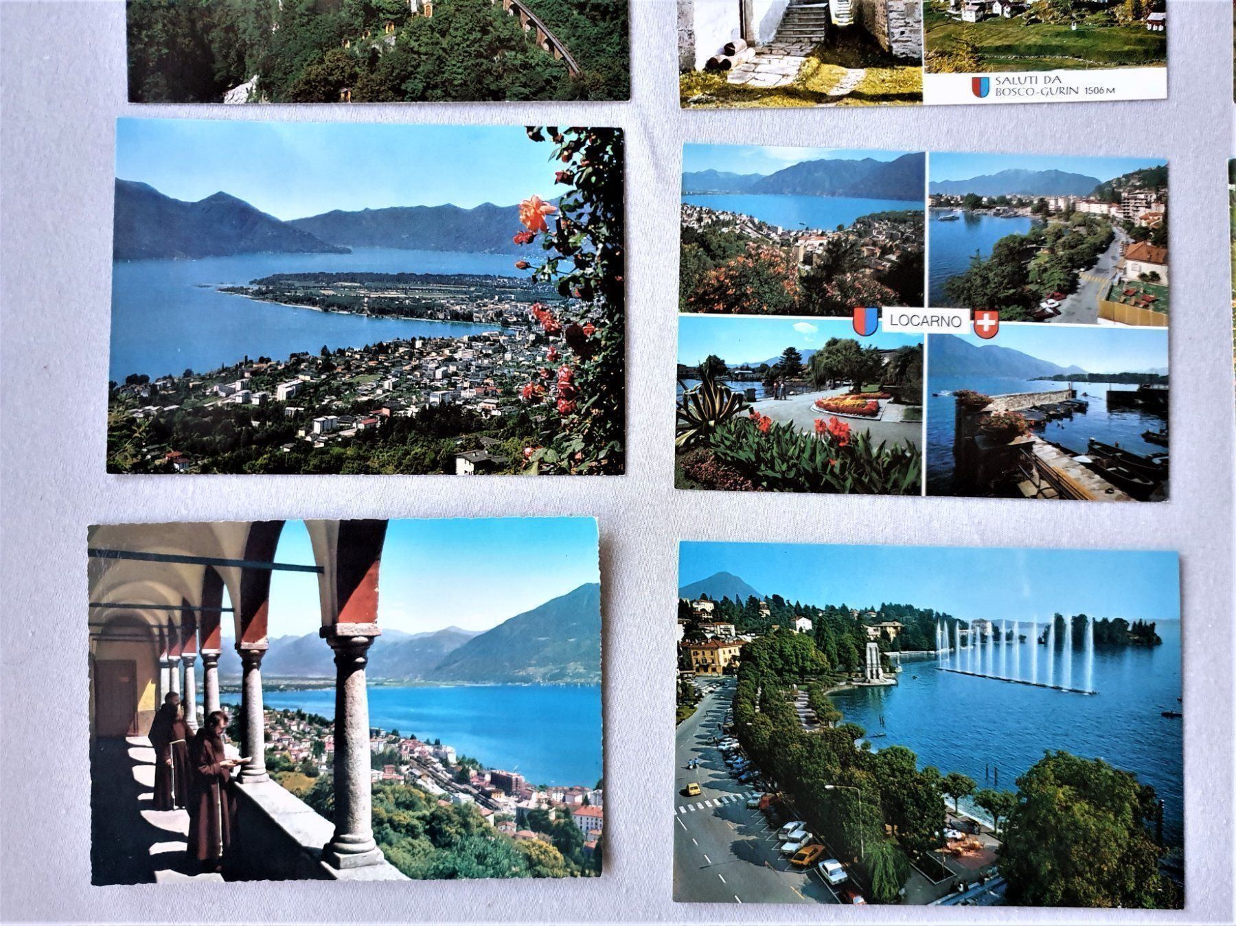 Cartoline postali: (168)  18 Postkarten vom Kanton Tessin – Usato da Schwarzhäusern venduto da Inot3 8