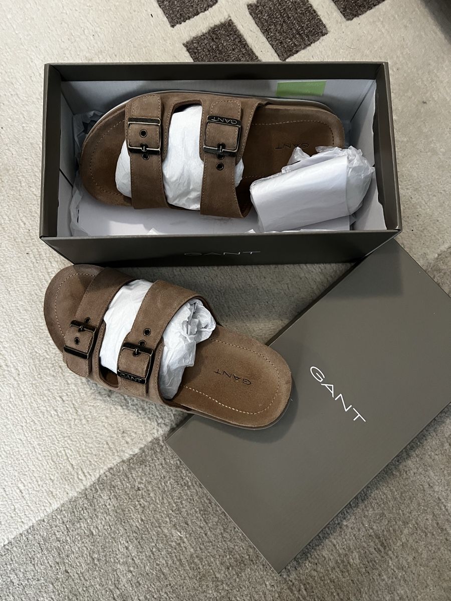 Gant Scarpe da uomo: GANT Herren Sandalen, Wildleder, Gr. 43, – Nuovo (secondo la descrizione) da Zürich venduto da Cosal