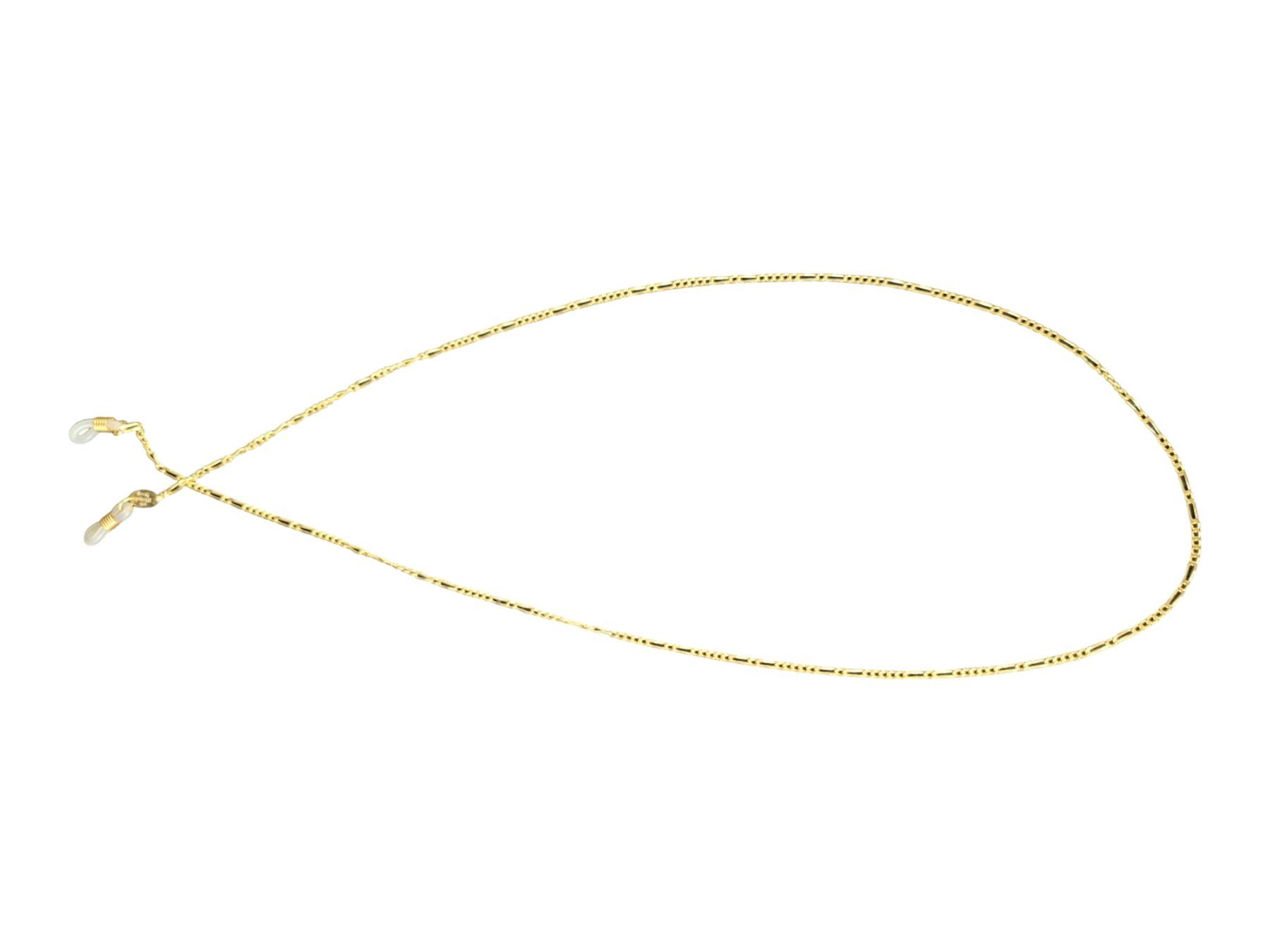 Catenine: Goldfarbene Brillenkette, 70 cm – Usato da Wangen b. Olten venduto da Restwert_Wangen 3