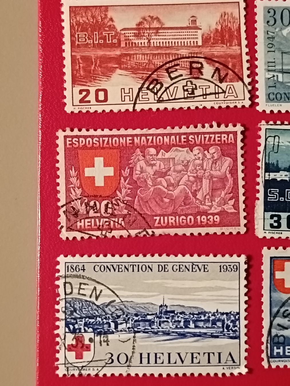 Tutti i francobolli: 6 ANTIKE BRIEFMARKEN SCHWEIZ MIT STEMPEL – Usato da Sargans venduto da Polifemo58 1