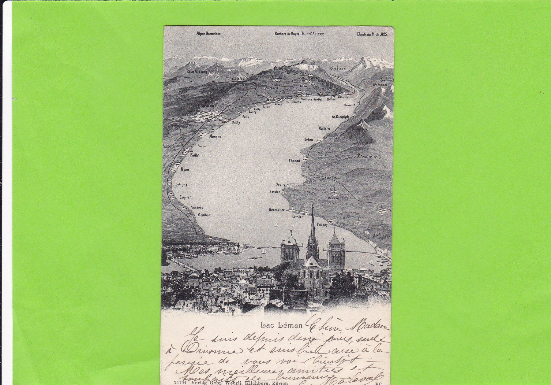 Cartoline postali: Lac Léman – Usato da St. Peterzell venduto da neckertal