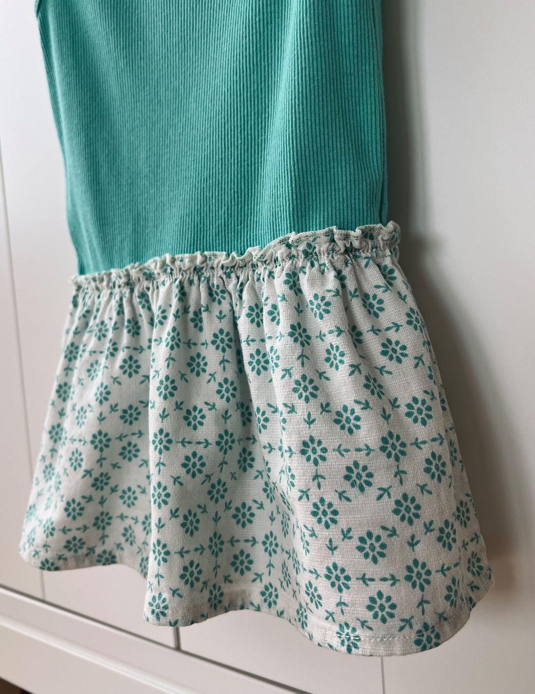 Zara Vestiti & Gonne: Zara, Kleid, 80, Grün, Blumen – Usato da Burgdorf venduto da rulan 3