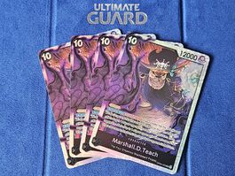 4x One Piece TCG - Marshall D. Teach SR EN