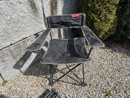 4 Quechua Klappstuhl mit Armlehnen