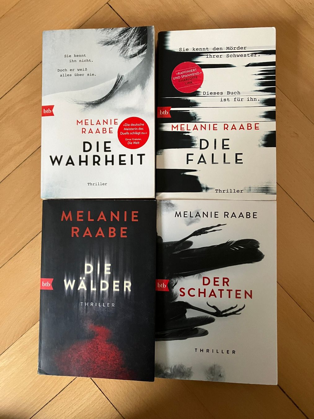 Sonstige Kleidung & Accessoires: Melanie Raabe  - 4 Thrillers – Gebraucht aus Bern von hiso1