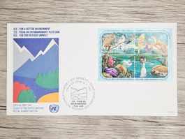 CL22 Enveloppe + Timbre UN / Suisse 1991