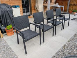 Gartenstühle / Outdoorstühle 4 Stk. stapelbar