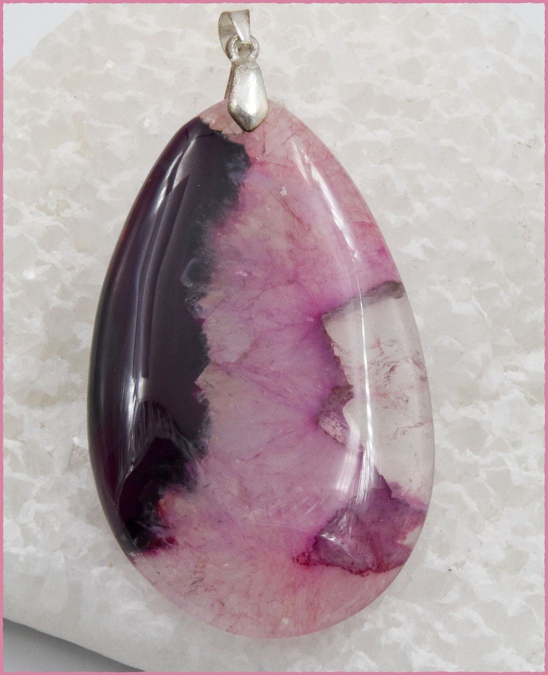 Anhänger: Achat Druzy Anhänger 925 Silber – Neu und originalverpackt aus Oberglatt ZH von Goldfee1 2