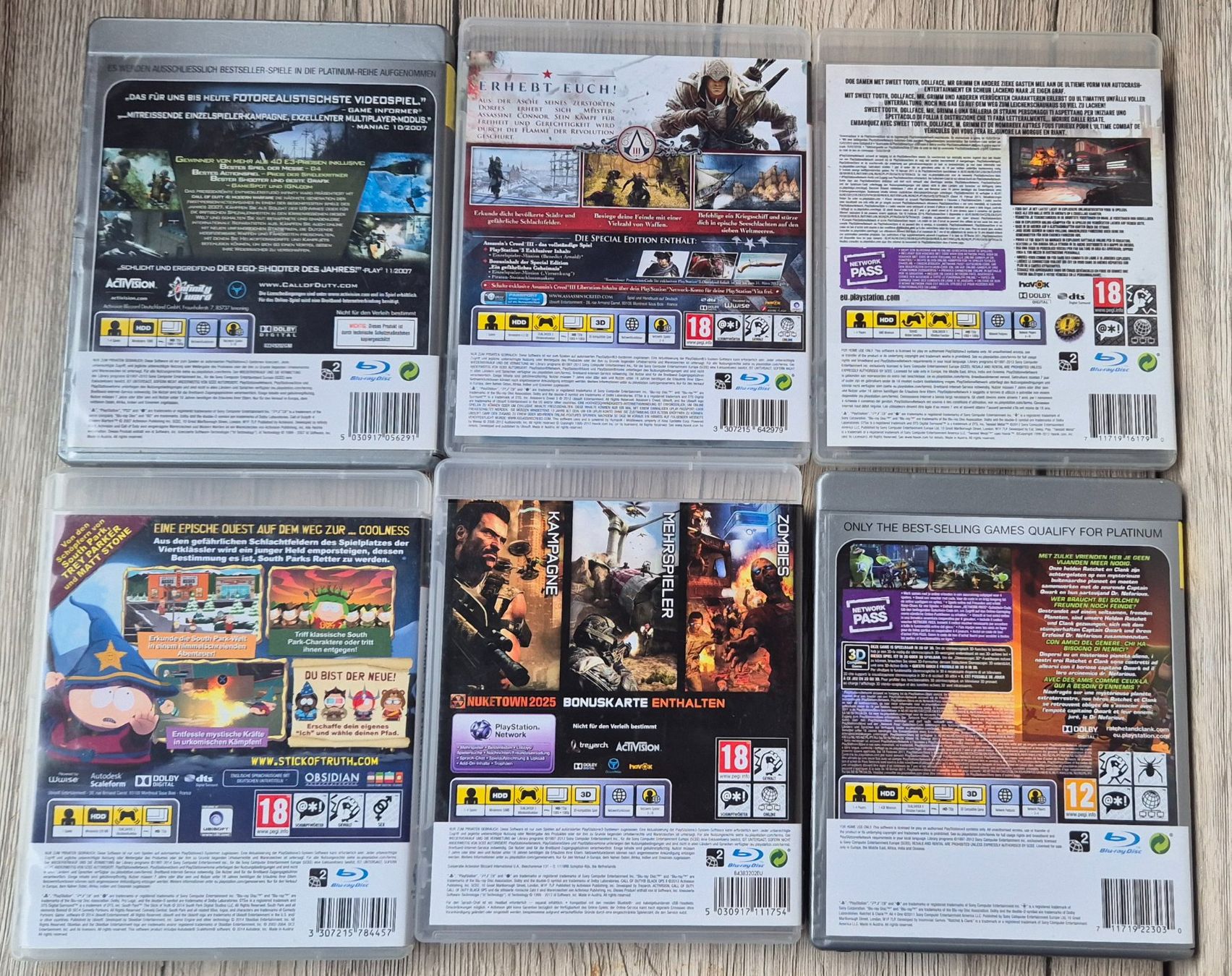 Sony Spiele: 6 PS3 Playstation 3 Games siehe Bilder – Neu und originalverpackt aus Neerach von SilliS 1